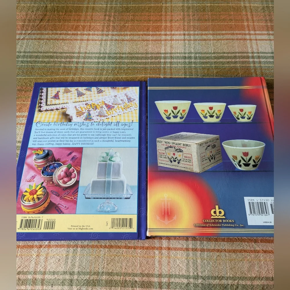 Fire King Collector Book And Handmade Birthdays Book - Picture 4 of 8